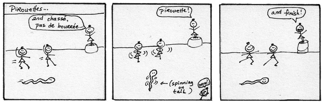 A Snake in Ballet Class - panel 3