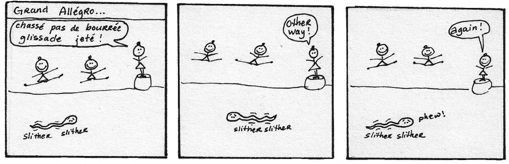 A Snake in Ballet Class - panel 4