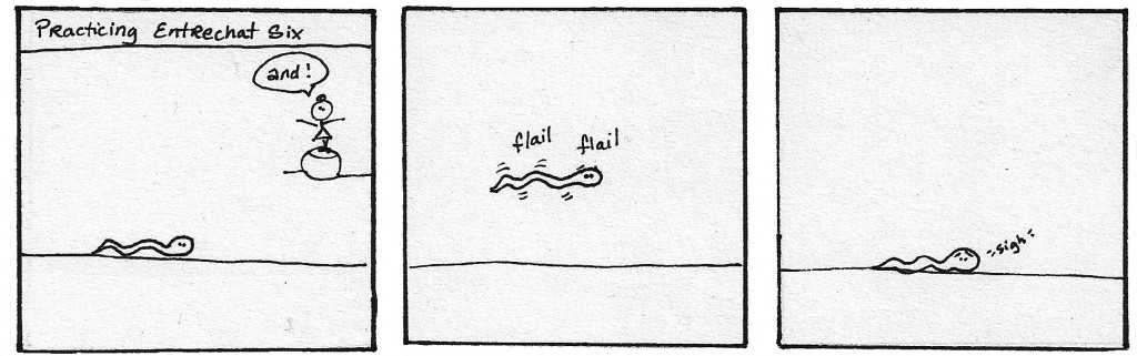 A Snake in Ballet Class - panel 5
