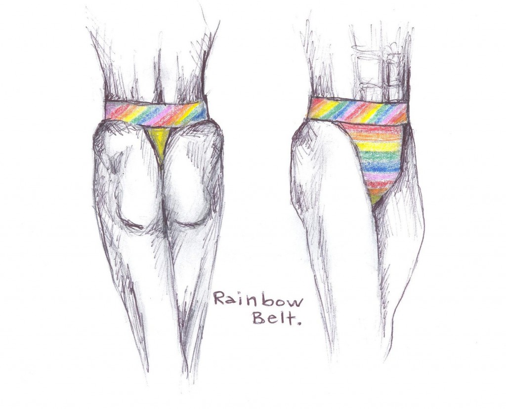 dance belts rainbow