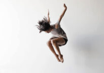 Kayla Banks leaping